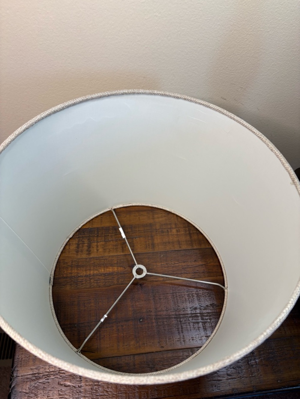 Allen + Roth Bronze Plug In Resin Base Lamp With Fabric Shade - Picture 10 of 10